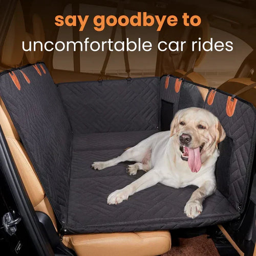 Hard Bottom Back Seat Extender + (FREE Dog Bed)